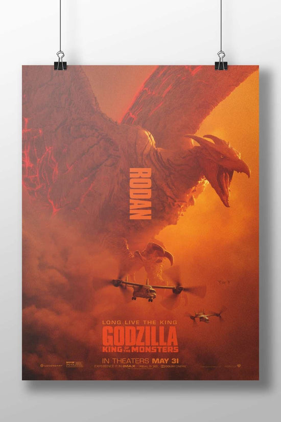 Rodan, a kaiju monster from the Godzilla franchise Main Subject: Rodan, a kaiju monster from the Godzilla franchise Matte
