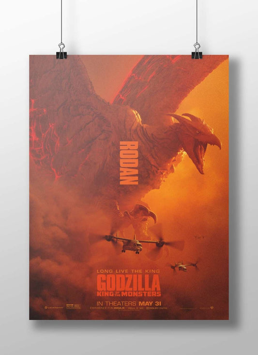 Rodan, a kaiju monster from the Godzilla franchise Main Subject: Rodan, a kaiju monster from the Godzilla franchise Matte