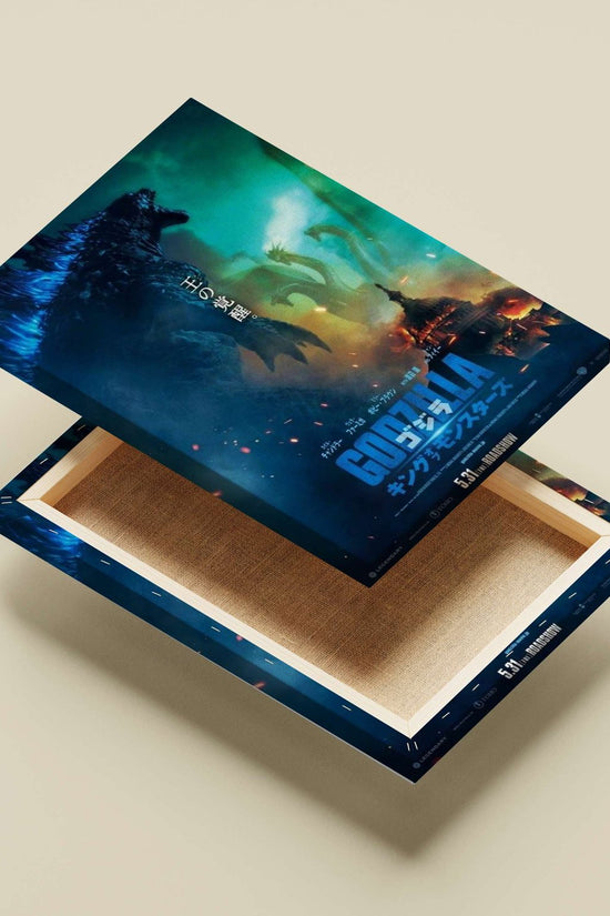 Godzilla Main Subject: Godzilla Canvas wall art — Anime wall art India | PosterBoizz
