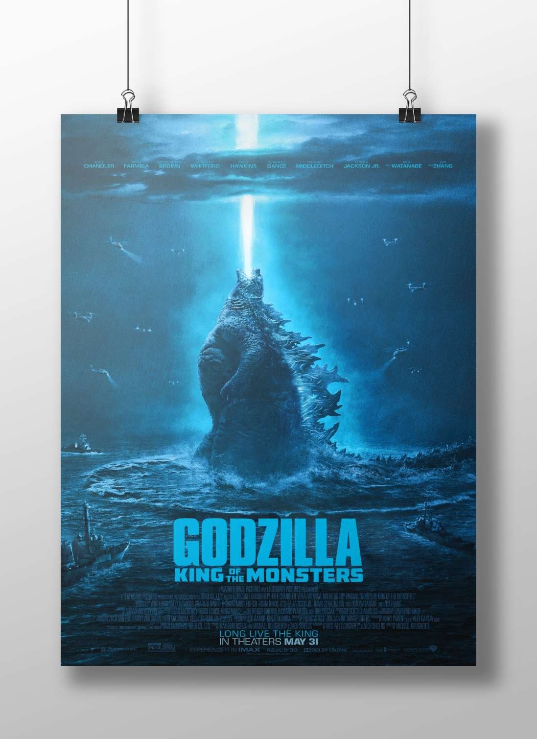 Godzilla (from the Godzilla franchise's "Godzilla: King of the Monsters" film) Main Subject: Godzilla (from the Godzilla