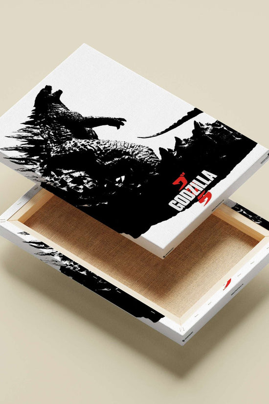 Godzilla (from the Godzilla franchise) Main Subject: Godzilla (from the Godzilla franchise) Canvas wall art — Anime wall art