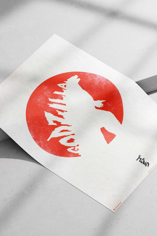 Godzilla Main Subject: Godzilla Matte poster print — Anime wall art India | PosterBoizz