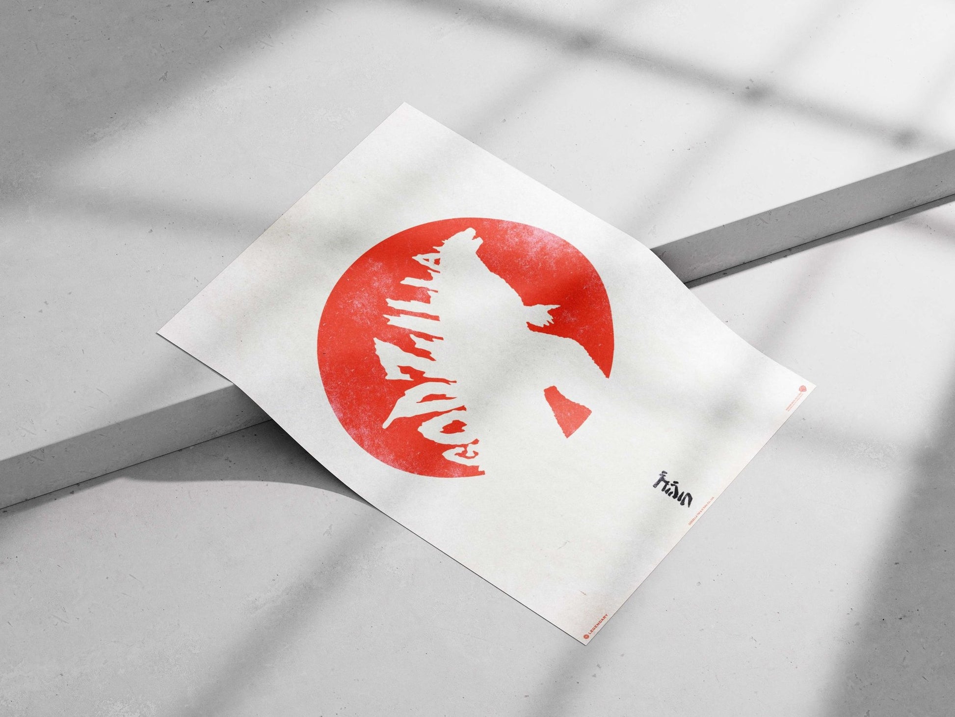 Godzilla Main Subject: Godzilla Matte poster print — Anime wall art India | PosterBoizz