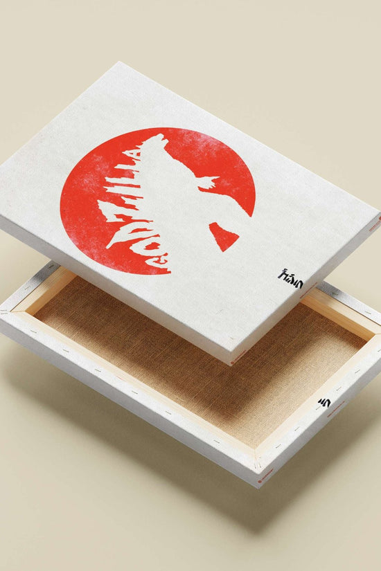 Godzilla Main Subject: Godzilla Canvas wall art — Anime wall art India | PosterBoizz