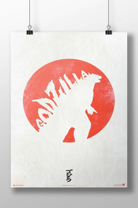 Godzilla Main Subject: Godzilla Matte BoizzBoard rigid print — Anime wall art India | PosterBoizz