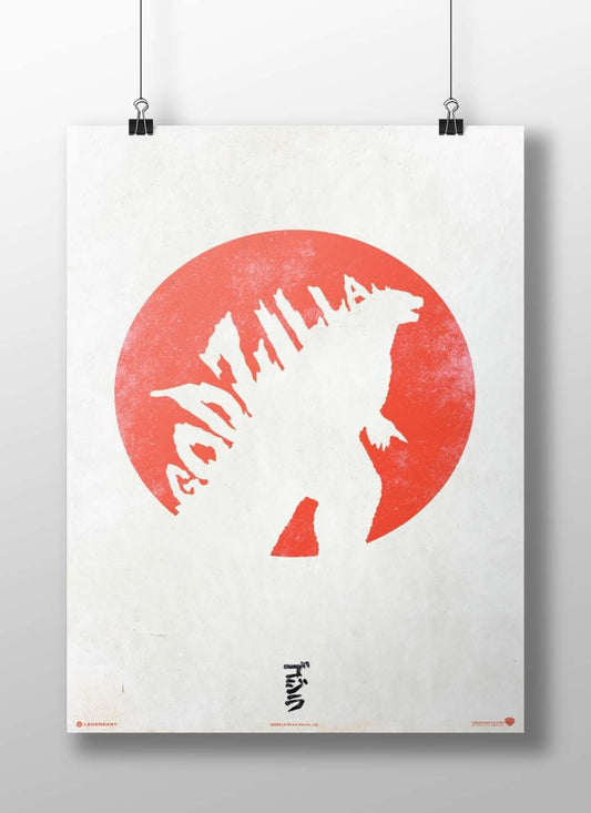 Godzilla Main Subject: Godzilla Matte BoizzBoard rigid print — Anime wall art India | PosterBoizz