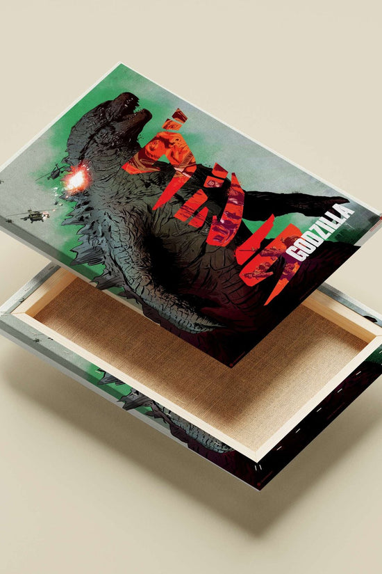 Godzilla (the iconic kaiju from Toho's franchise, confirmed by OCR text "GODZILLA TM & © Toho Co., Ltd.") Main Subject: