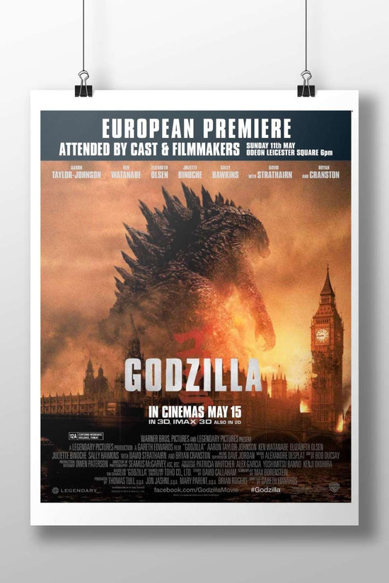 Godzilla (2014 film), Godzilla franchise Main Subject: Godzilla (2014 film), Godzilla franchise Matte BoizzBoard rigid print