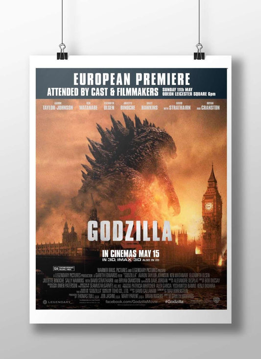 Godzilla (2014 film), Godzilla franchise Main Subject: Godzilla (2014 film), Godzilla franchise Matte BoizzBoard rigid print