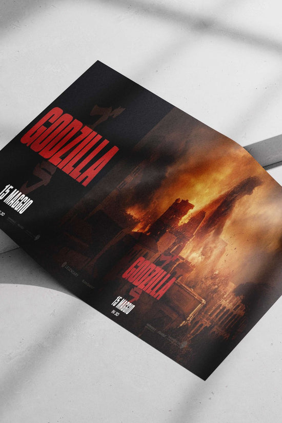Godzilla (the kaiju from the Godzilla franchise) Main Subject: Godzilla (the kaiju from the Godzilla franchise) Matte poster