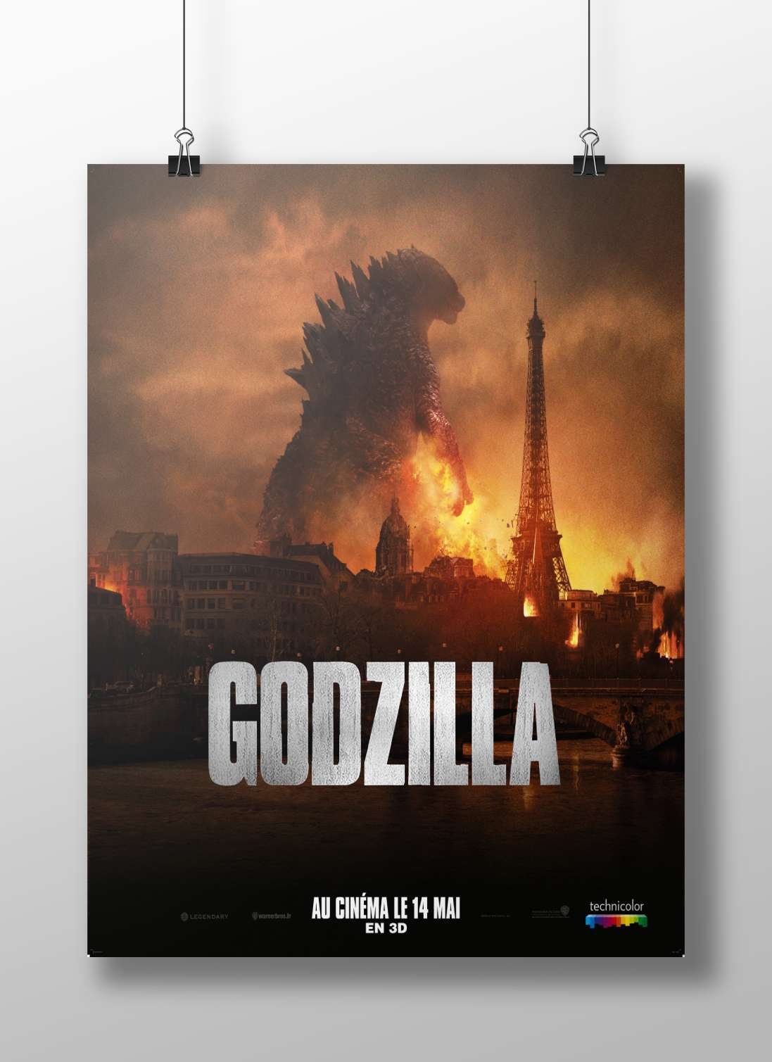 Godzilla (2014 film, specific franchise character) Main Subject: Godzilla (2014 film, specific franchise character) Matte