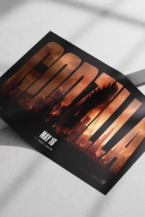 Godzilla (2014 film) Main Subject: Godzilla (2014 film) Matte poster print — Anime wall art India | PosterBoizz
