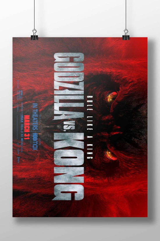 Godzilla vs. Kong (movie franchise) Main Subject: Godzilla vs. Kong (movie franchise) Matte BoizzBoard rigid print — Anime