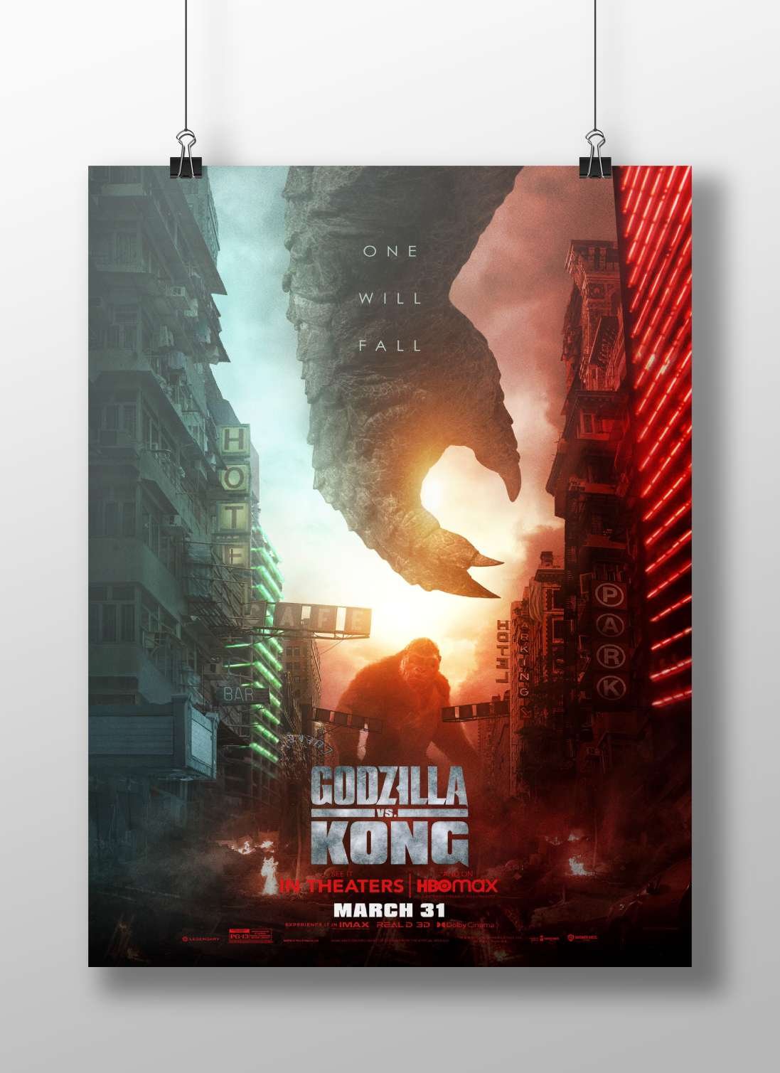 Godzilla and Kong from the "Godzilla vs. Kong" franchise Main Subject: Godzilla and Kong from the "Godzilla vs. Kong"