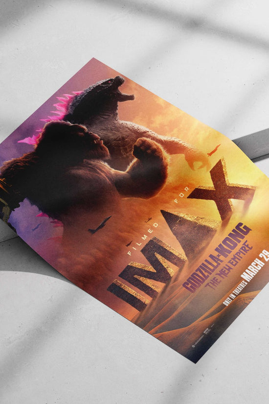 Godzilla and Kong from the "Godzilla x Kong: The New Empire" franchise Main Subject: Godzilla and Kong from the "Godzilla x