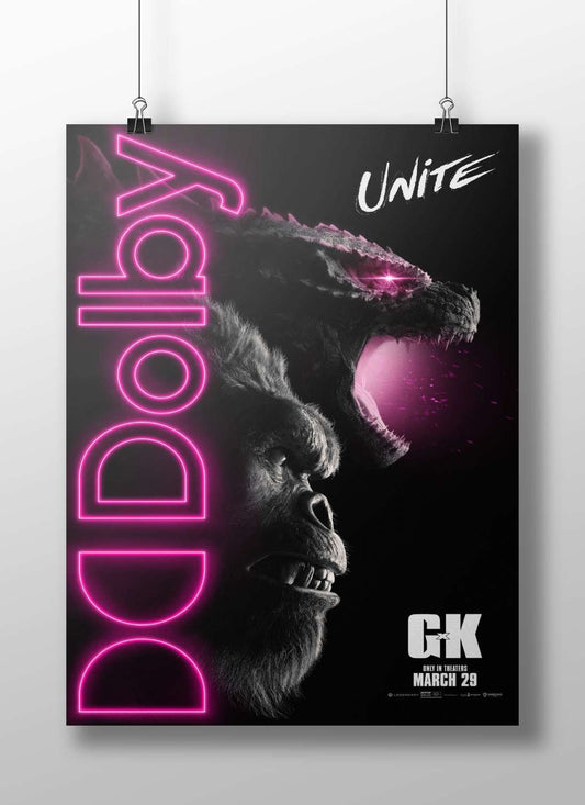 Godzilla and King Kong (from the Godzilla x Kong franchise) Main Subject: Godzilla and King Kong (from the Godzilla x Kong