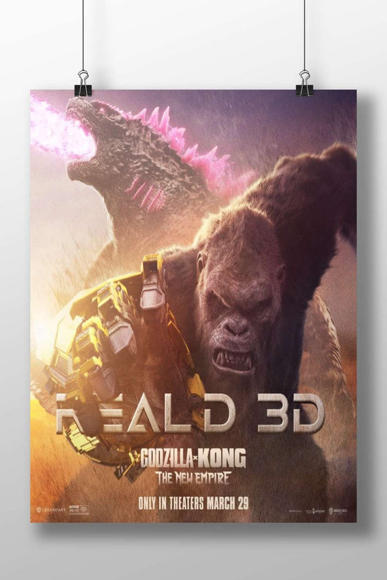 Godzilla and King Kong (real names from the franchise). Main Subject: Godzilla and King Kong (real names from the