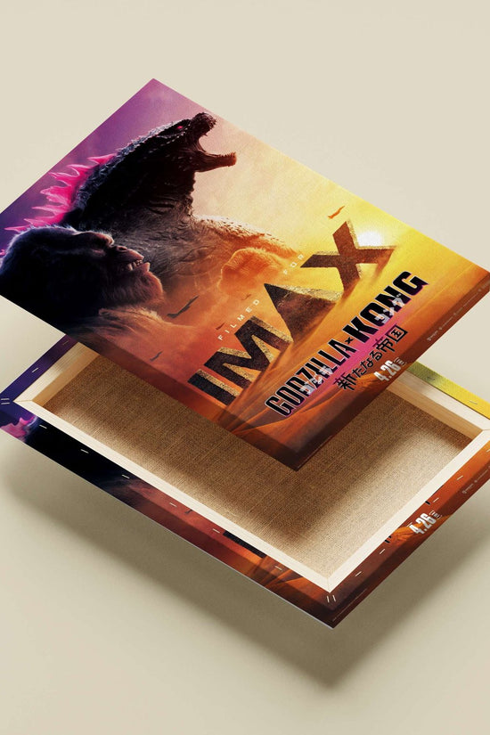 Godzilla and Kong (franchises) Main Subject: Godzilla and Kong (franchises) Canvas wall art — Anime wall art India |