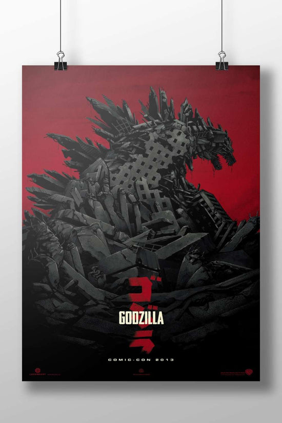 Godzilla (from the Godzilla franchise) Main Subject: Godzilla (from the Godzilla franchise) Matte BoizzBoard rigid print —