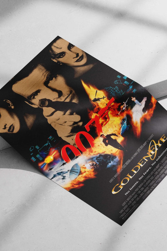 The James Bond film "GoldenEye" starring Pierce Brosnan as 007 Main Subject: The James Bond film "GoldenEye" starring Pierce