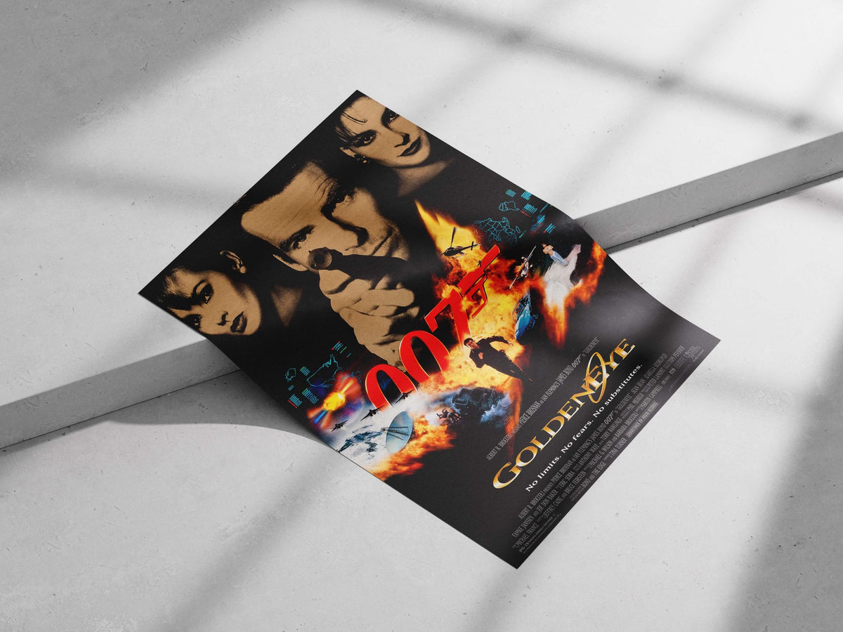 The James Bond film "GoldenEye" starring Pierce Brosnan as 007 Main Subject: The James Bond film "GoldenEye" starring Pierce