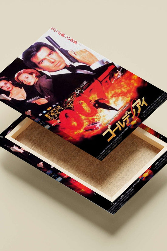James Bond franchise (GoldenEye movie) Main Subject: James Bond franchise (GoldenEye movie) Canvas wall art — Hollywood wall