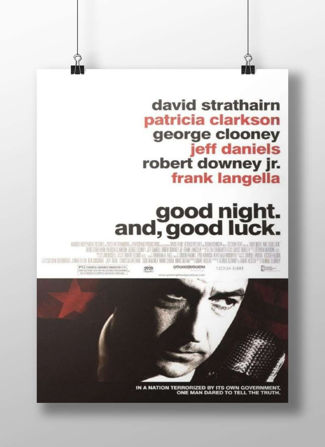 Good Night, and Good Luck Main Subject: Good Night, and Good Luck Matte BoizzBoard rigid print — Quotes wall art India |