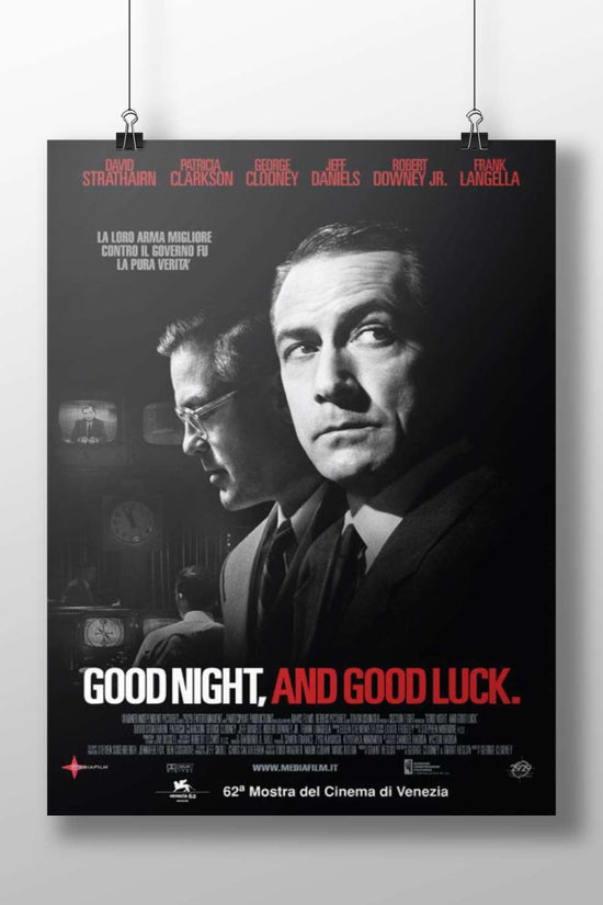 Good Night, And Good Luck (film) Main Subject: Good Night, And Good Luck (film) Matte BoizzBoard rigid print — Bollywood