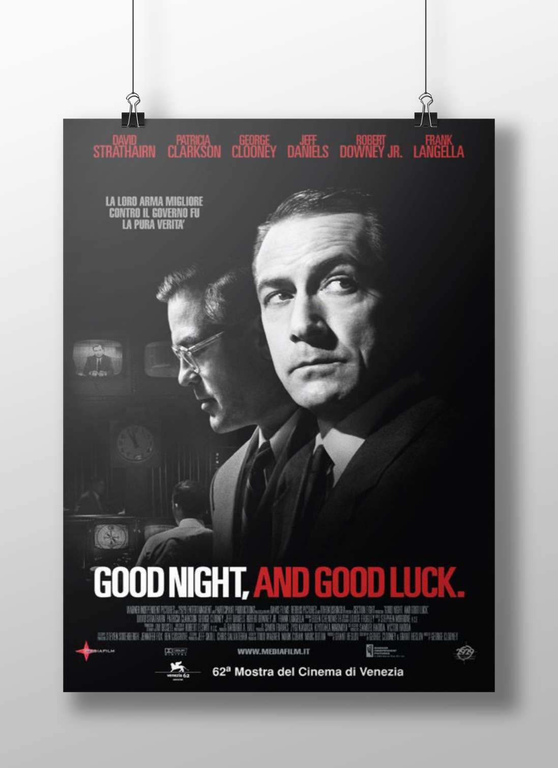 Good Night, And Good Luck (film) Main Subject: Good Night, And Good Luck (film) Matte BoizzBoard rigid print — Bollywood