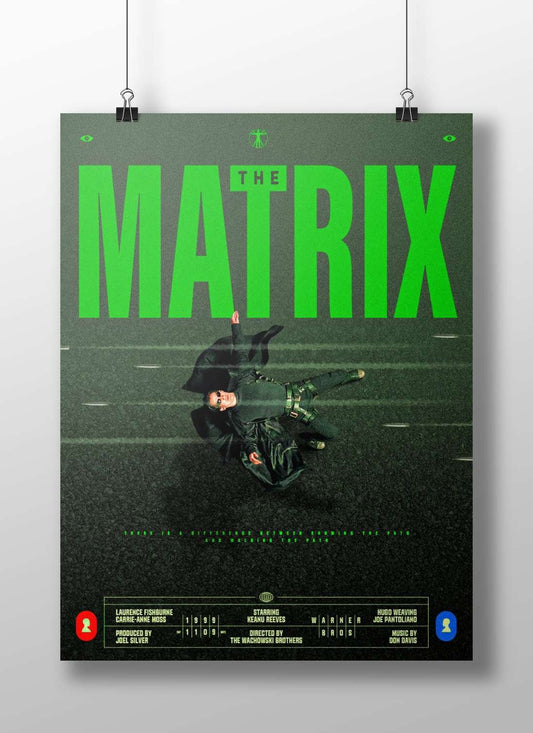 The Matrix film franchise, specifically the 1999 movie directed by The Wachowski Brothers, starring Keanu Reeves as Neo.