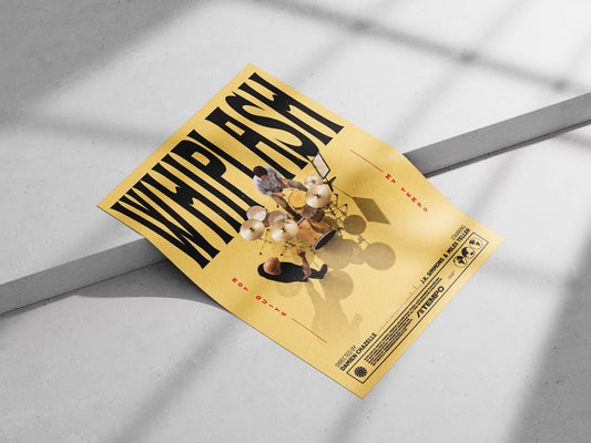 The film "Whiplash" starring Miles Teller and J.K. Simmons, directed by Damien Chazelle. Main Subject: The film "Whiplash"