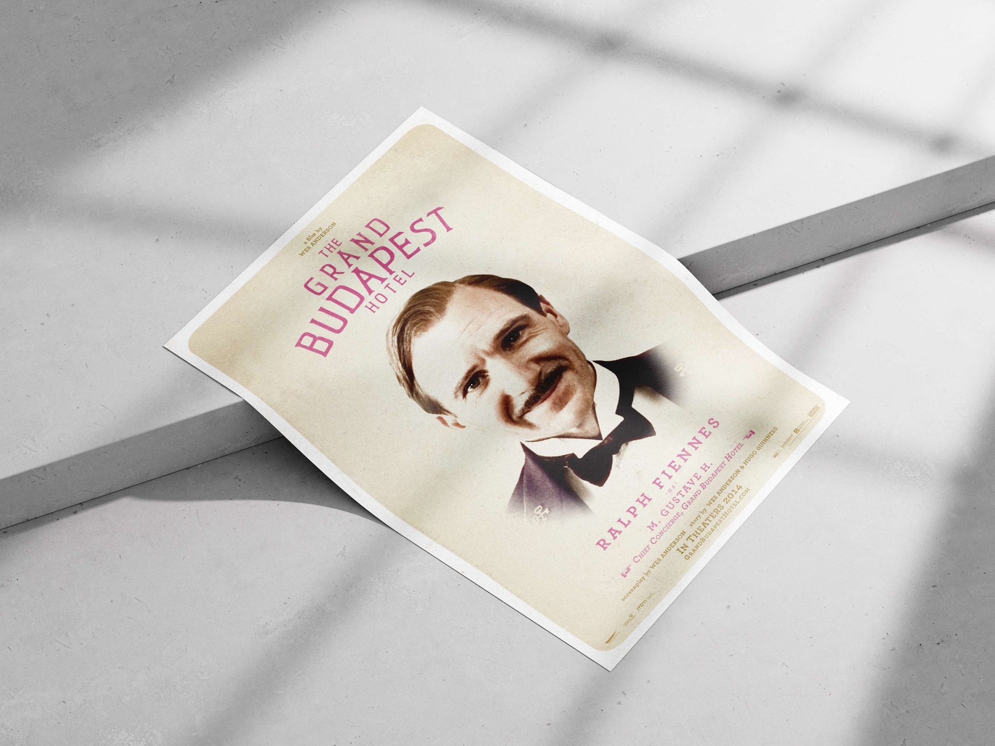 Ralph Fiennes as M. Gustave H. from The Grand Budapest Hotel Main Subject: Ralph Fiennes as M. Gustave H. from The Grand