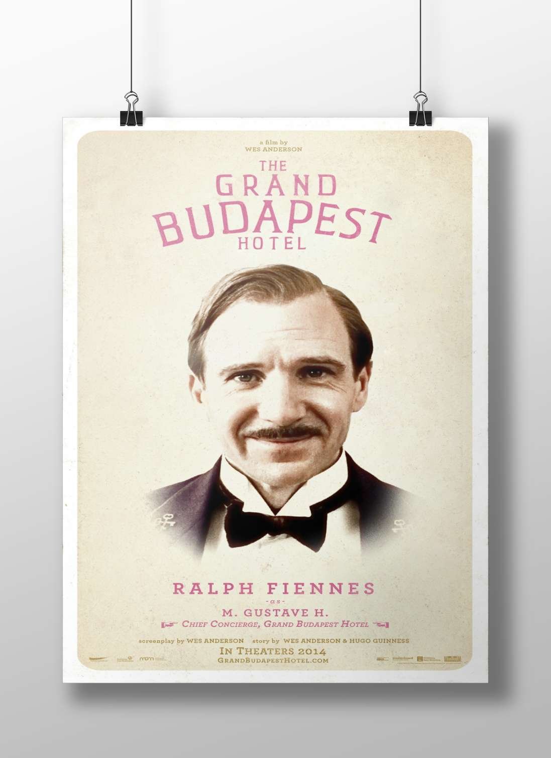 Ralph Fiennes as M. Gustave H. from The Grand Budapest Hotel Main Subject: Ralph Fiennes as M. Gustave H. from The Grand