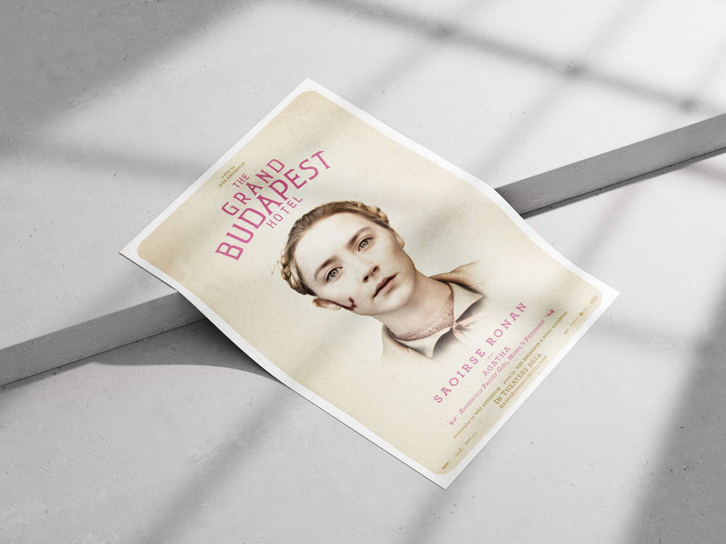 Agatha (character from The Grand Budapest Hotel) Main Subject: Agatha (character from The Grand Budapest Hotel) Matte poster