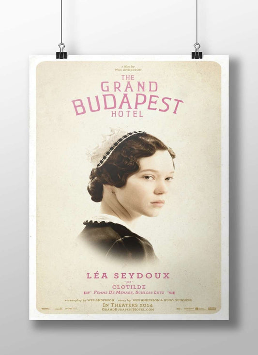 Clotilde (character from The Grand Budapest Hotel, portrayed by Léa Seydoux) Main Subject: Clotilde (character from The