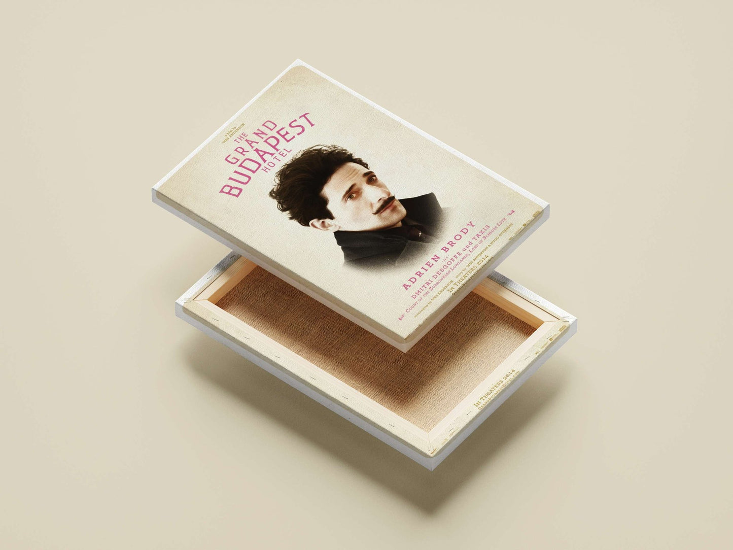 The Grand Budapest Hotel (film) Main Subject: The Grand Budapest Hotel (film) Canvas wall art — Bollywood wall art India |