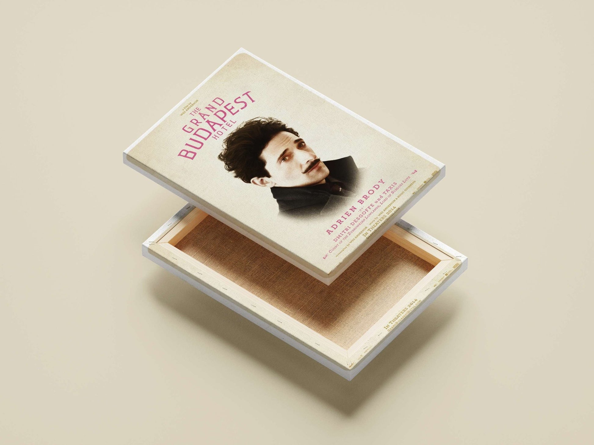 The Grand Budapest Hotel (film) Main Subject: The Grand Budapest Hotel (film) Canvas wall art — Bollywood wall art India |