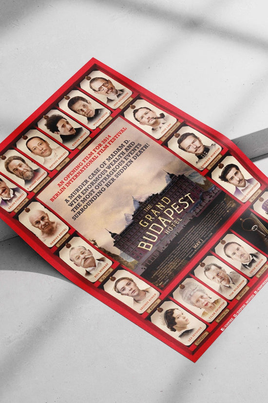 The Grand Budapest Hotel (film) Main Subject: The Grand Budapest Hotel (film) Matte poster print — Bollywood wall art India