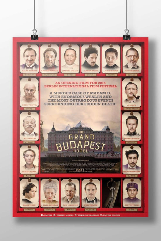 The Grand Budapest Hotel (film) Main Subject: The Grand Budapest Hotel (film) Matte BoizzBoard rigid print — Bollywood wall