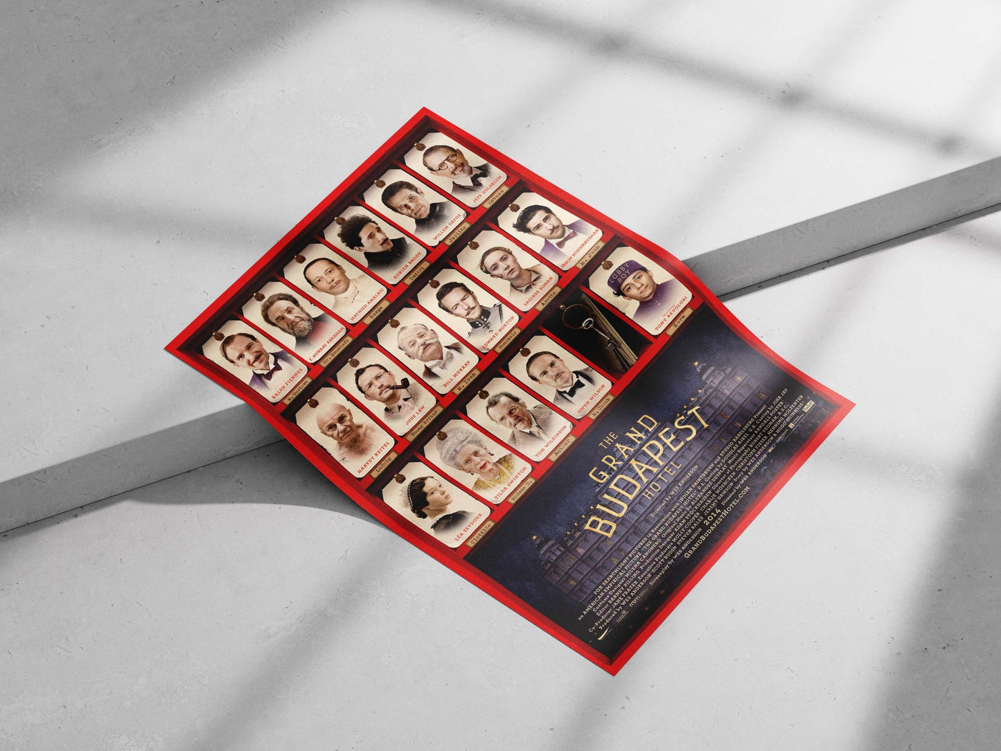 The Grand Budapest Hotel (film) Main Subject: The Grand Budapest Hotel (film) Matte poster print — Bollywood wall art India