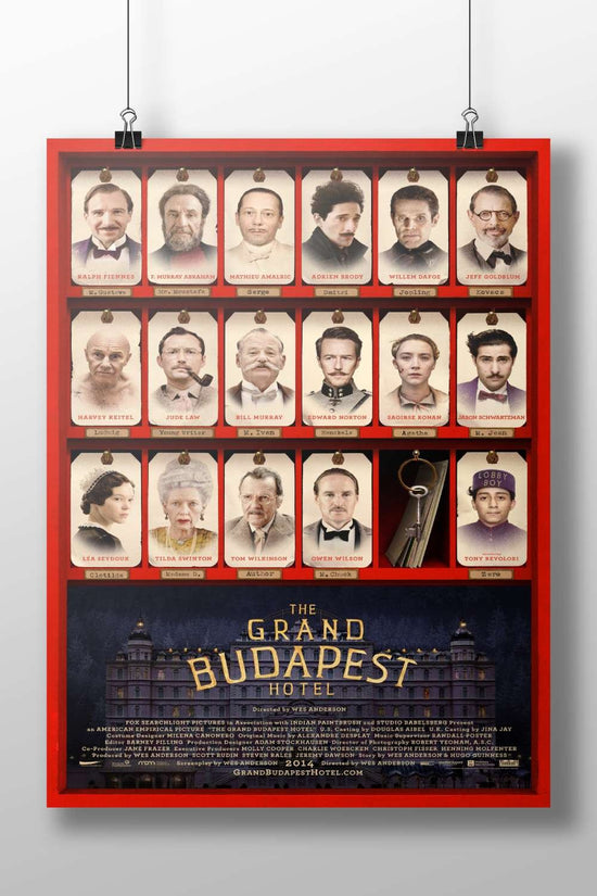 The Grand Budapest Hotel (film) Main Subject: The Grand Budapest Hotel (film) Matte BoizzBoard rigid print — Bollywood wall