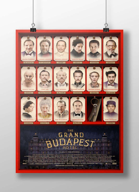 The Grand Budapest Hotel (film) Main Subject: The Grand Budapest Hotel (film) Matte BoizzBoard rigid print — Bollywood wall