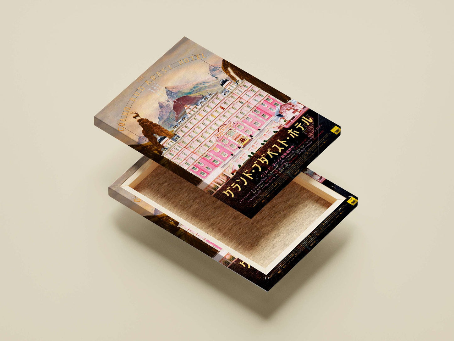 The Grand Budapest Hotel Main Subject: The Grand Budapest Hotel Canvas wall art — Bollywood wall art India | PosterBoizz