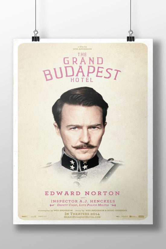 Edward Norton as Inspector A.J. Henckels Main Subject: Edward Norton as Inspector A.J. Henckels Matte BoizzBoard rigid print