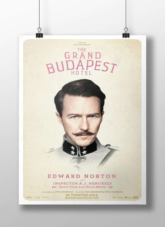 Edward Norton as Inspector A.J. Henckels Main Subject: Edward Norton as Inspector A.J. Henckels Matte BoizzBoard rigid print