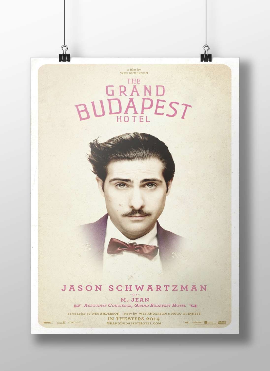 Jason Schwartzman as M. Jean (Associate Concierge), from The Grand Budapest Hotel franchise. Main Subject: Jason Schwartzman