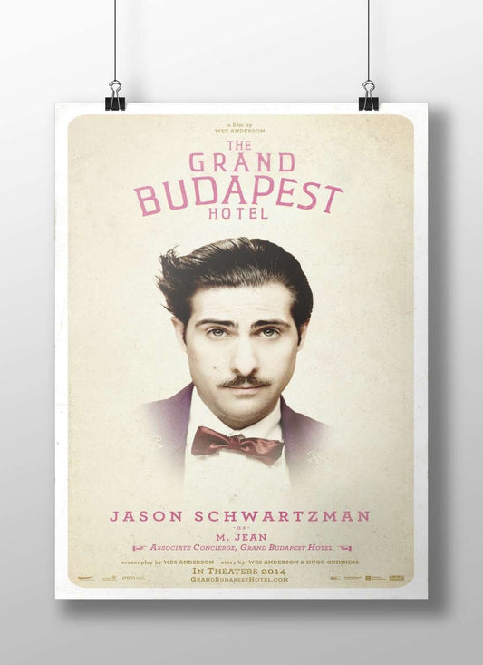 Jason Schwartzman as M. Jean (Associate Concierge), from The Grand Budapest Hotel franchise. Main Subject: Jason Schwartzman