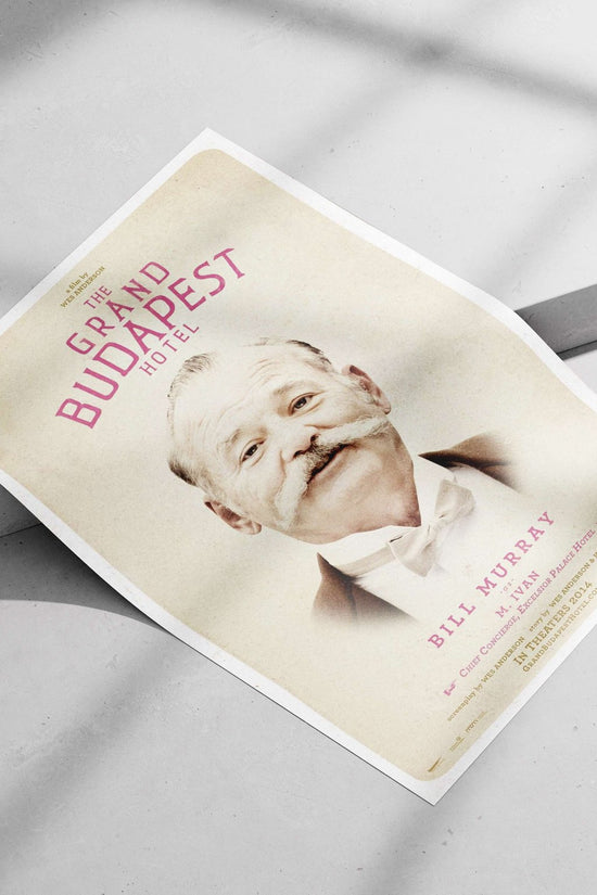 The Grand Budapest Hotel (film) Main Subject: The Grand Budapest Hotel (film) Matte poster print — Bollywood wall art India