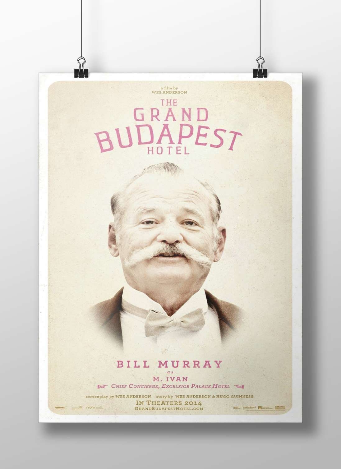 The Grand Budapest Hotel (film) Main Subject: The Grand Budapest Hotel (film) Matte BoizzBoard rigid print — Bollywood wall