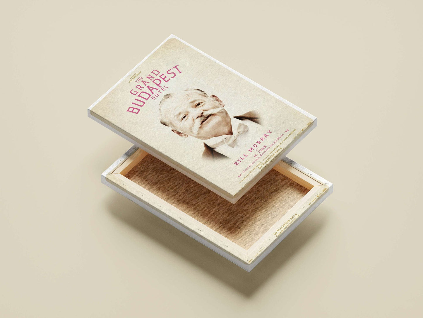 The Grand Budapest Hotel (film) Main Subject: The Grand Budapest Hotel (film) Canvas wall art — Bollywood wall art India |
